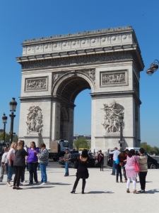 Arche de triomphe - in the centre of the famous Étoile roundabout, be sure to go under the road to get there!